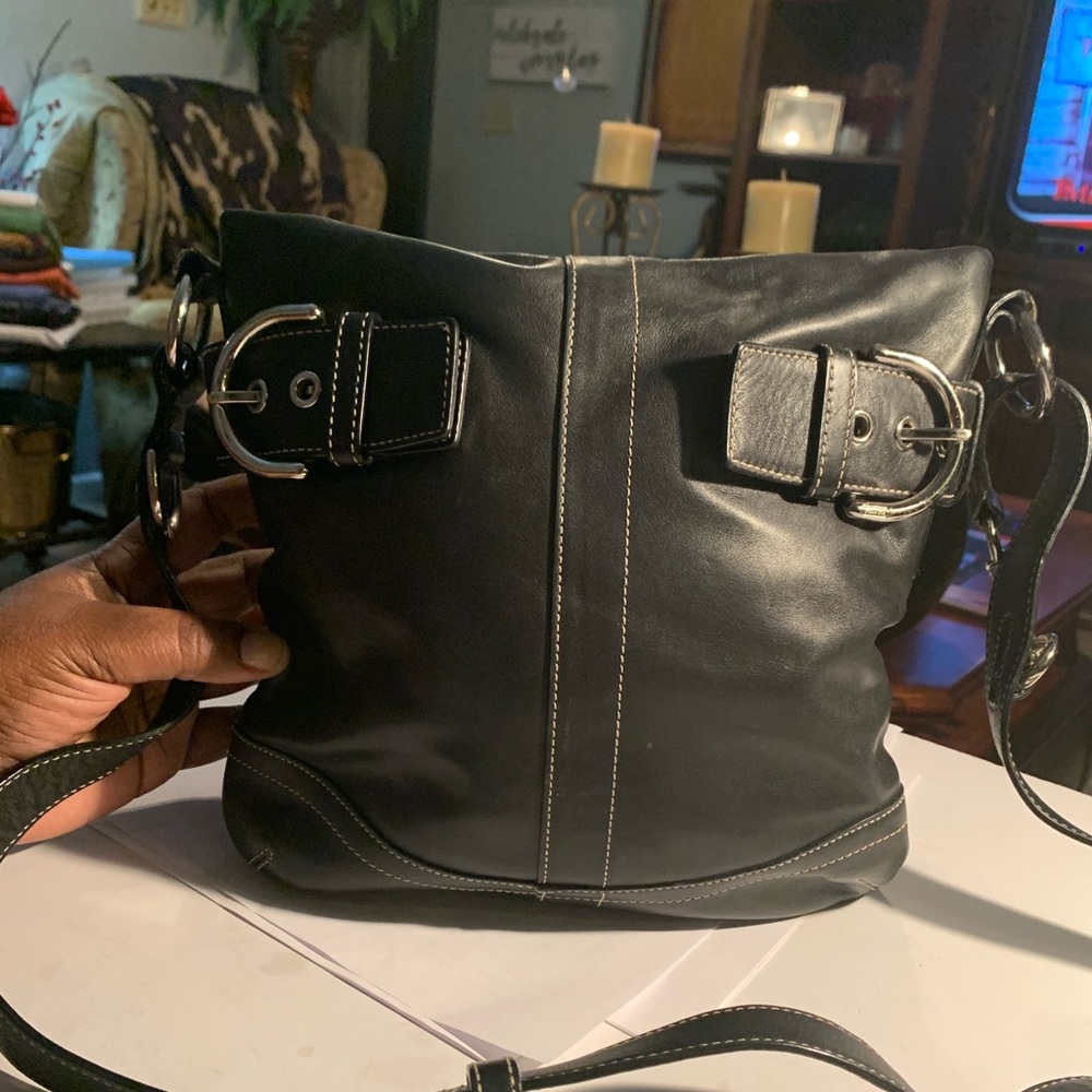 Coach Factory Leather Shoulder Bag